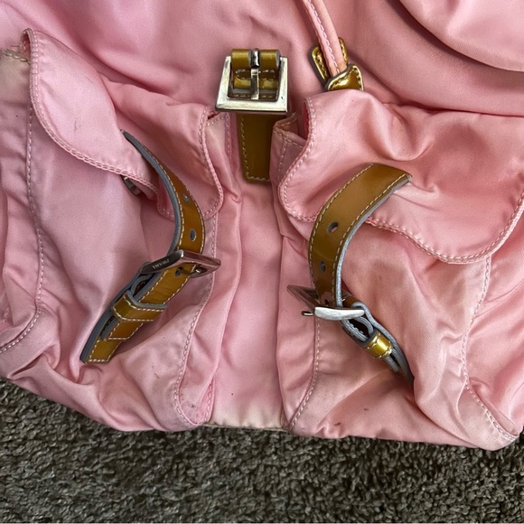 Prada Pink Nylon Mini Backpack – Vintage Made in Italy - Picture 6 of 8